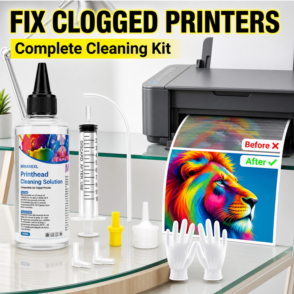 MIRAVEXL Printhead Cleaning So - đánh giá và giá Sublimation Ink 100Ml