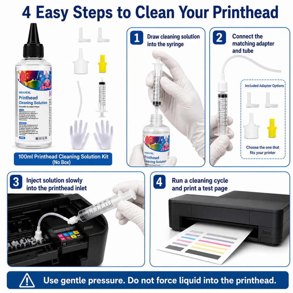 MIRAVEXL Printhead Cleaning So - đánh giá và giá Sublimation Ink 100Ml