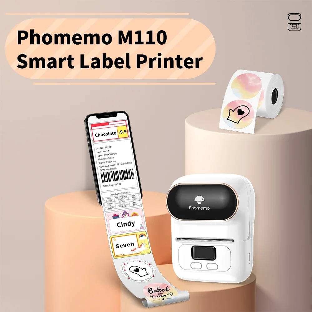 M110 Label Printer Mini Printe - đánh giá và giá Commercial Shirt Printing Machine