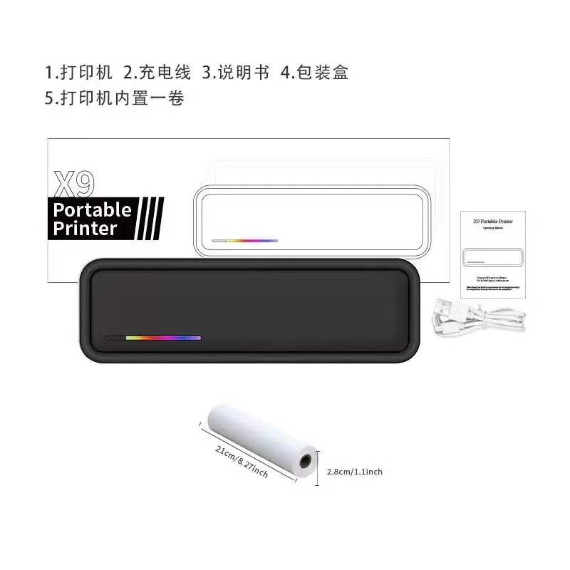 Hot Sale X9 Portable Inkless W - đánh giá và giá Commercial Document Printing