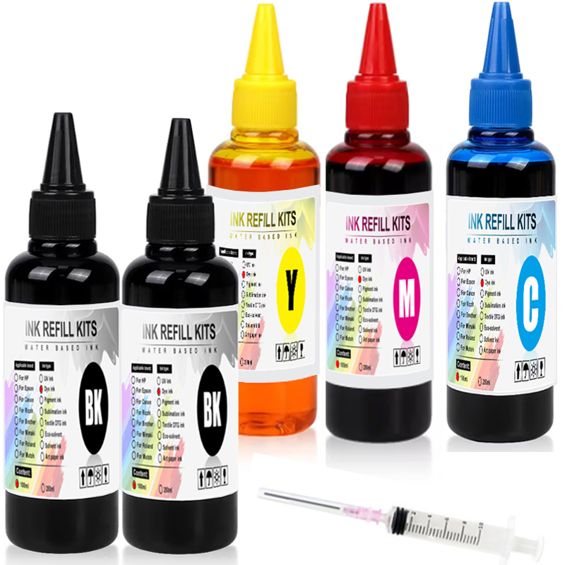100ml Universal Dye Ink BK C M - đánh giá và giá Sublimation Ink 100Ml