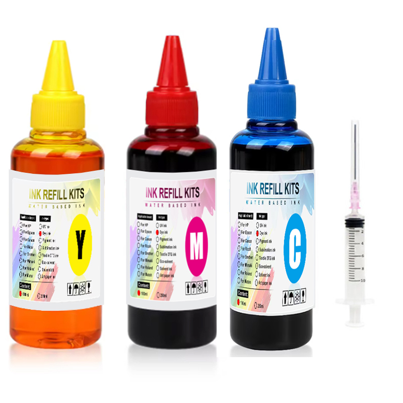 100ml Universal Dye Ink BK C M - đánh giá và giá Sublimation Ink 100Ml