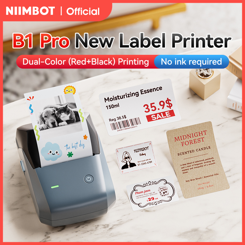 Niimbot B1 Pro Label Printer 3 - đánh giá và giá Commercial Shirt Printing Machine