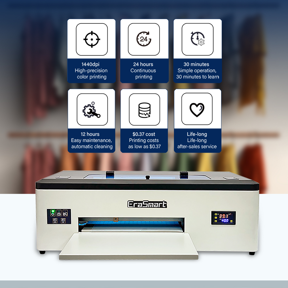 EraSmart 1390 Print Head Inkje - đánh giá và giá Commercial Printing Machine For Shirts