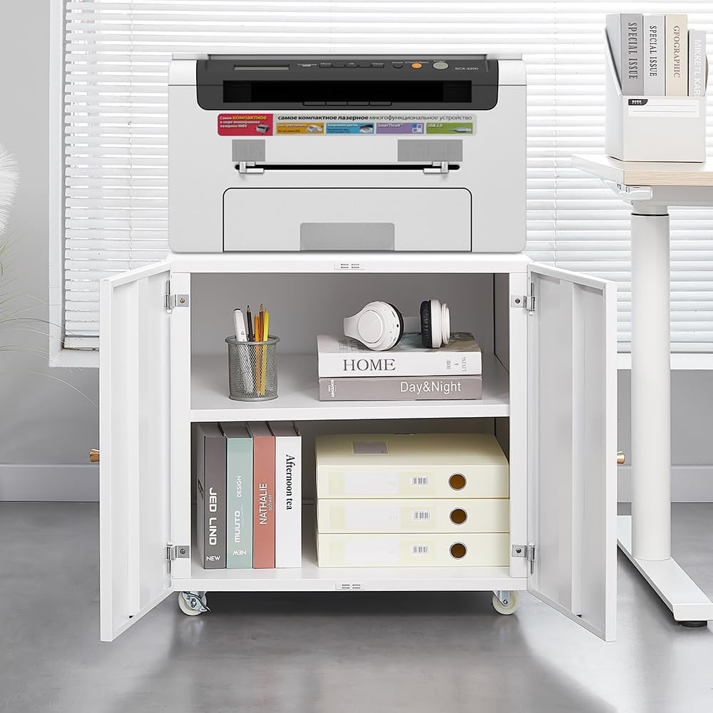 Metal Printer Stand with File  - đánh giá và giá Commercial Printer