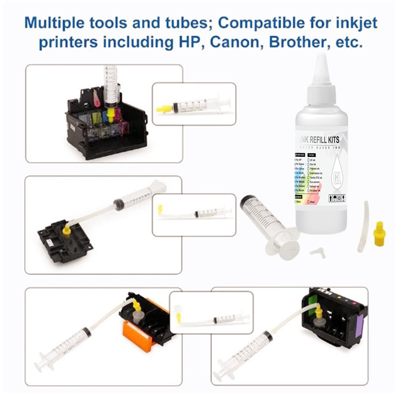 100ml/PC Cleaning Liquid Kit F - đánh giá và giá Sublimation Ink 100Ml