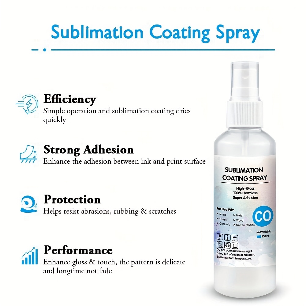 100ml Sublimation Coating Spra - đánh giá và giá Sublimation Ink 100Ml
